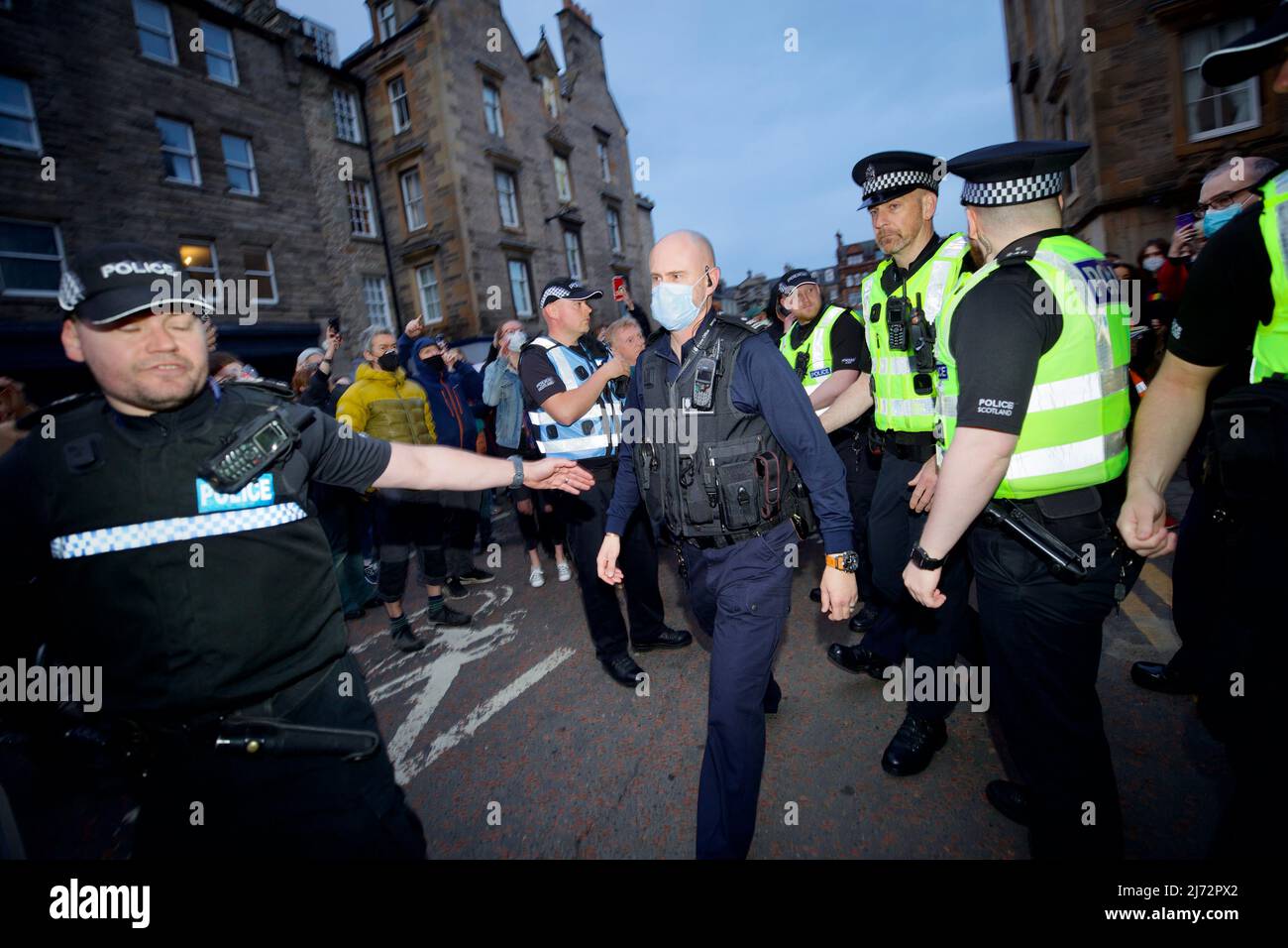 Edinburgh, Scotland, UK. 5th May 2022. Home Office Immigration Officers