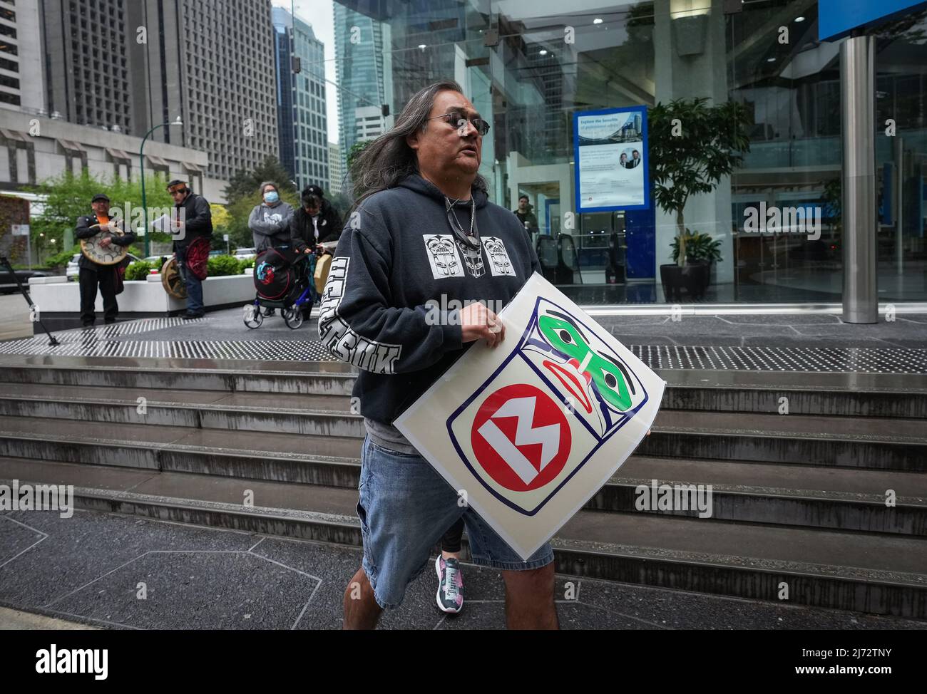 Maxwell Johnson, a Heiltsuk First Nation member who was arrested alongside his 14yearold