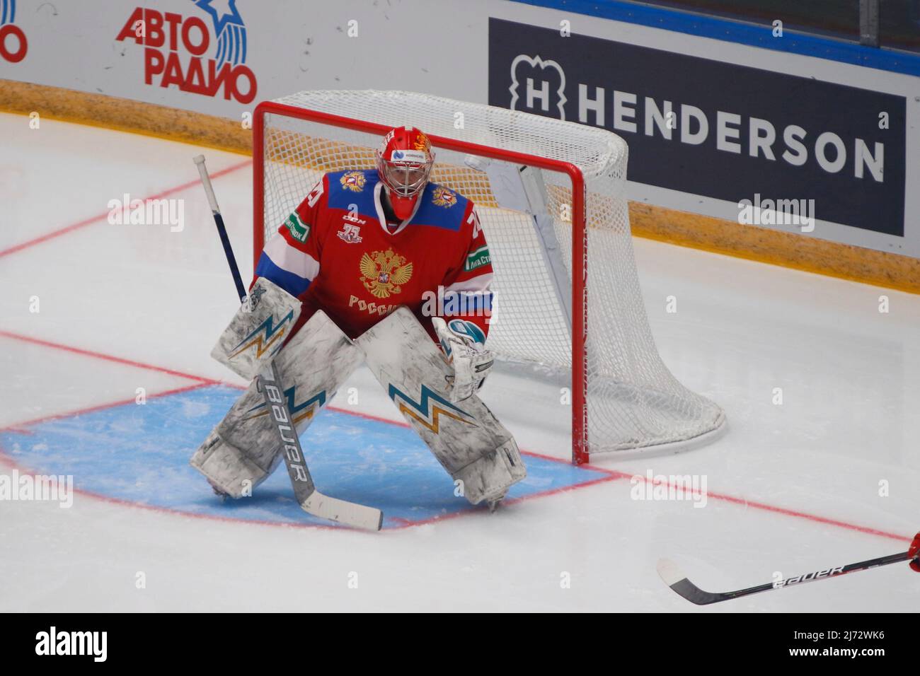 Soviet national ice hockey team goaltender Vladislav Tretiak Stock Photo -  Alamy