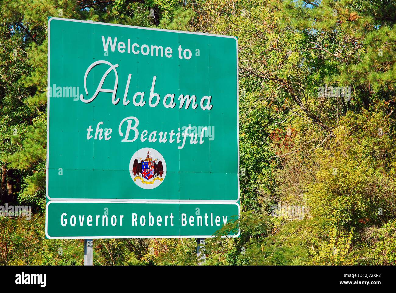 Alabama Welcomes You Stock Photo
