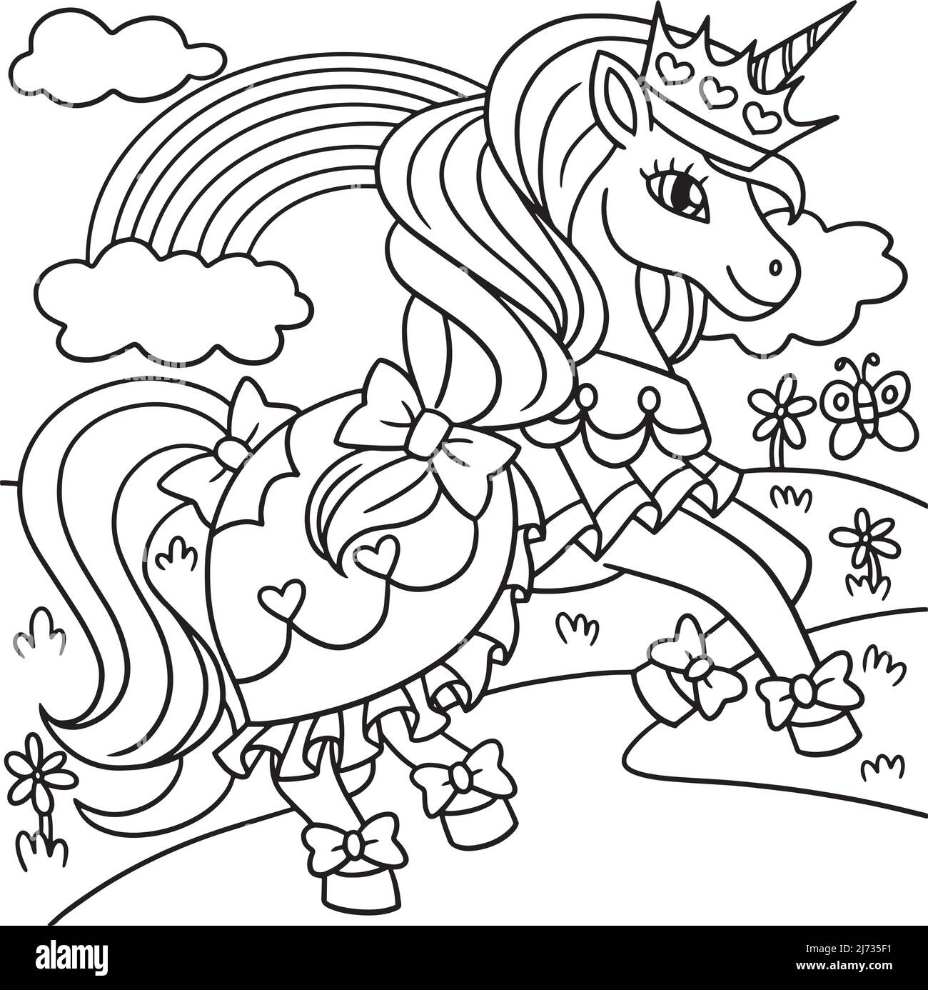 990 Coloring Sheet Unicorn Princess  Latest HD