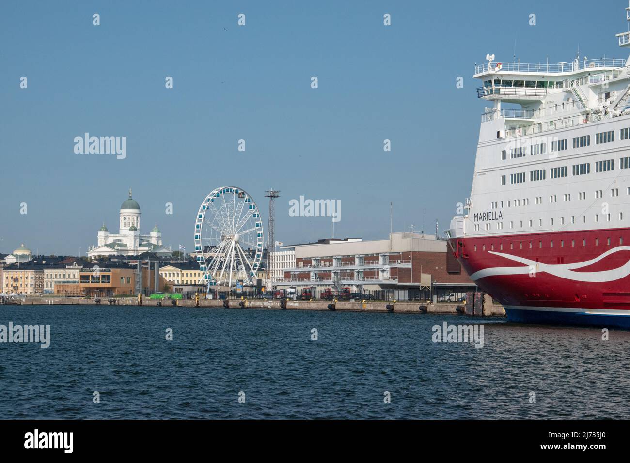 Skywheel, a ferris wheel, features one gondola cabin with a sauna