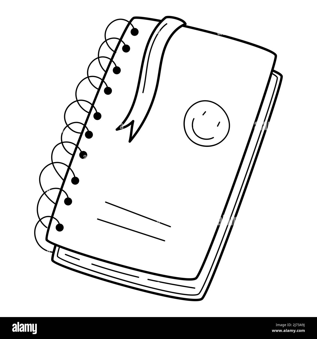 Cute Note Pad Black And White Stock Photos Images Alamy