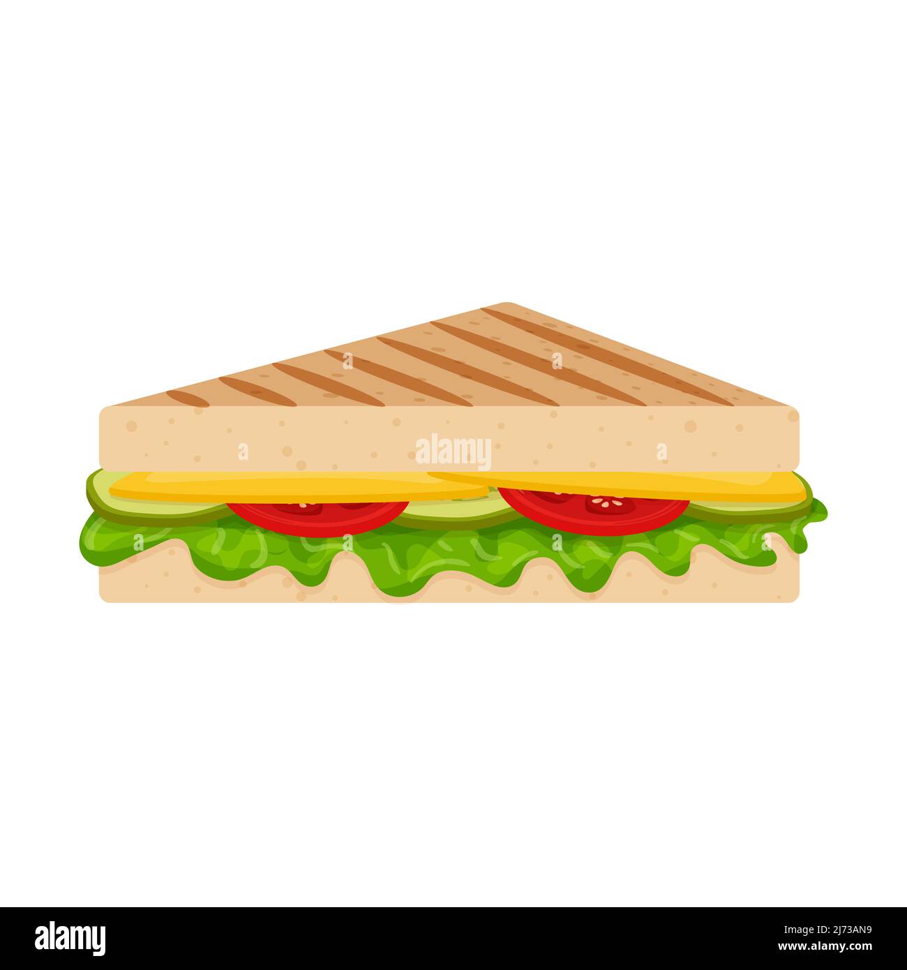 Grilled sandwich with herbs, cheese, tomatoes and cucumbers. Fast food, snacks. Flat cartoon style, isolated on a white vector illust Stock Vector Image & Art - Alamy Grilled sandwich with herbs, cheese, tomatoes and cucumbers. Fast food, snacks. Flat cartoon style, isolated on a white vector illust Stock Vector Image & Art - Alamy