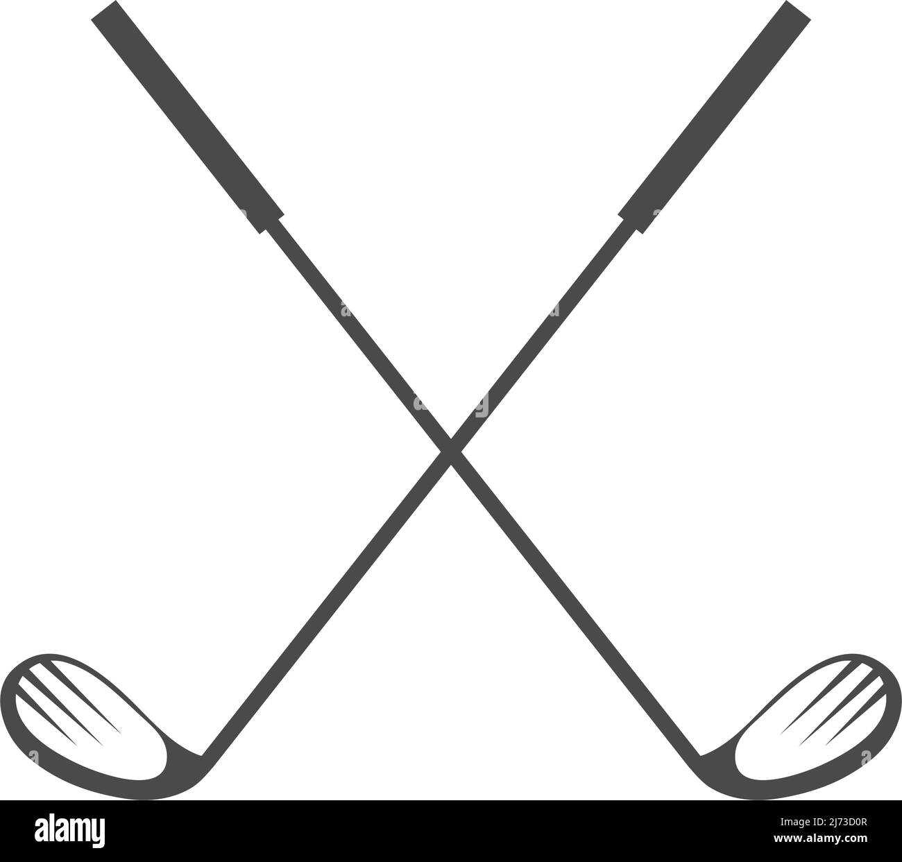 crossed golf clubs Stock Vector Image & Art Alamy