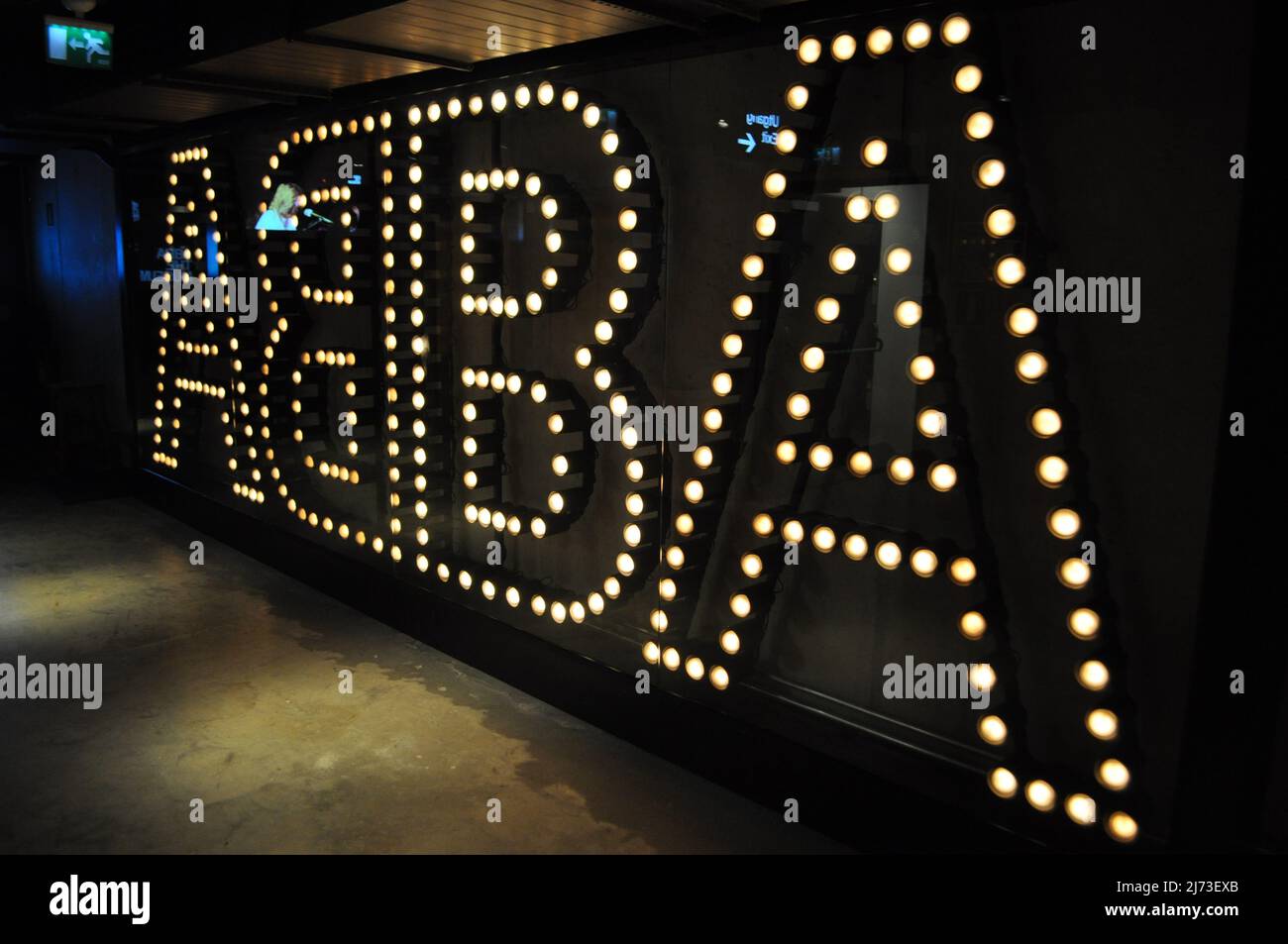 Exhibits on display at ABBA The Museum in Stockholm, Sweden, is a Bild & Inspiration Exhibits on display at ABBA The Museum in Stockholm, Sweden, is a Illustration
