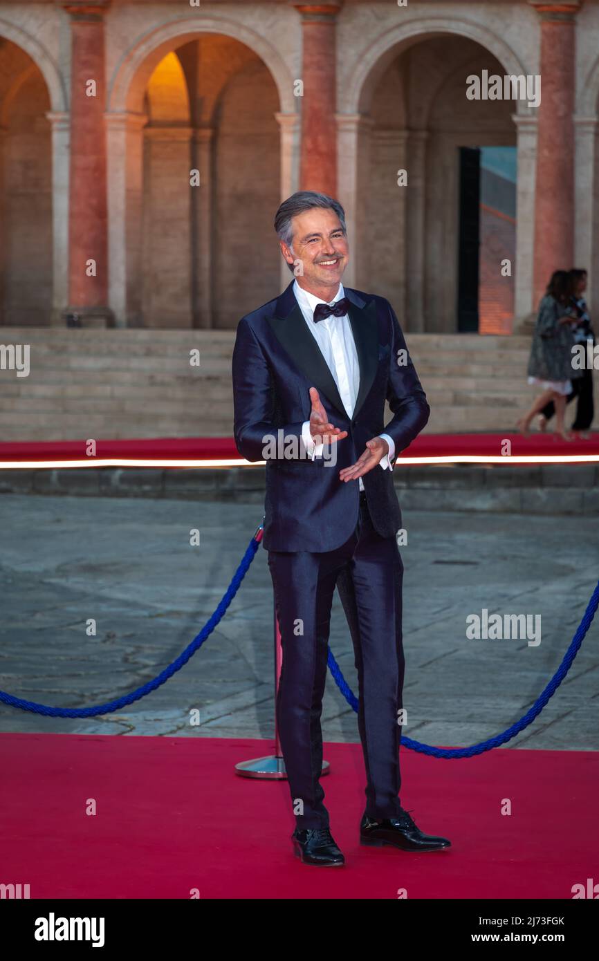Rome, Italy - May 3, 2022: Beppe Convertini attends the red carpet of ...