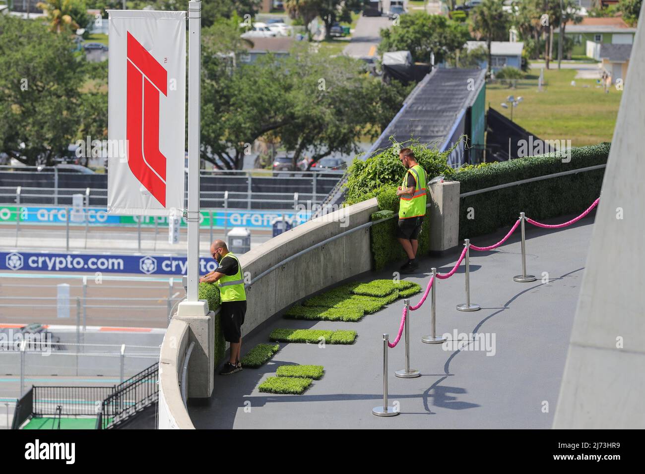 May 5th, 2022, Miami International Autodrome, Miami, FORMULA 1 CRYPTO.COM  MIAMI GRAND PRIX , in the picture boats in the artificial harbor in the  Miami Marina Stock Photo - Alamy