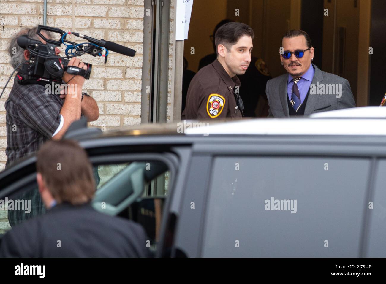 Johnny Depp Arrives At The Fairfax County Courthouse In Fairfax For johnny-depp-arrives-at-the-fairfax-county-courthouse-in-fairfax-for