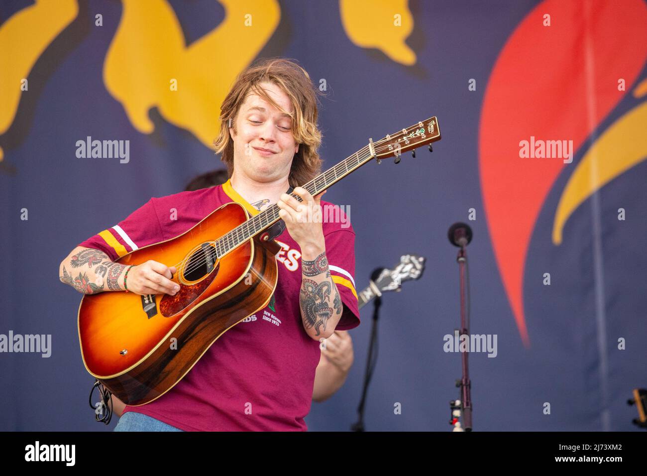 Billy Strings during New Orleans Jazz & Heritage Festival on May 5