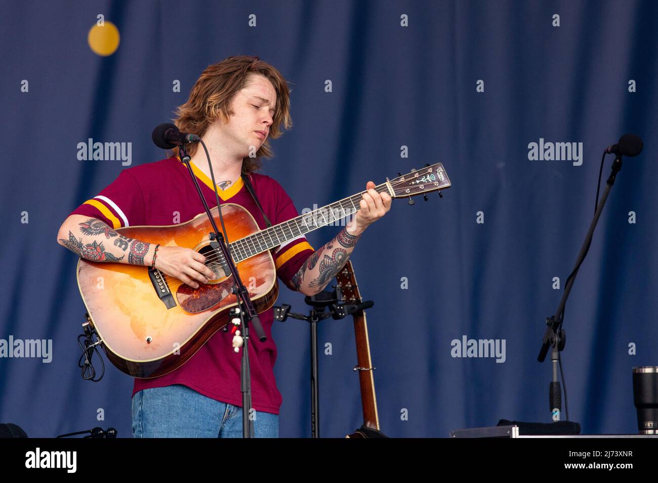 Billy Strings during New Orleans Jazz & Heritage Festival on May 5