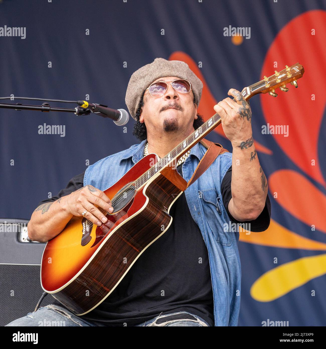 Leo Nocentelli during New Orleans Jazz & Heritage Festival on May 5