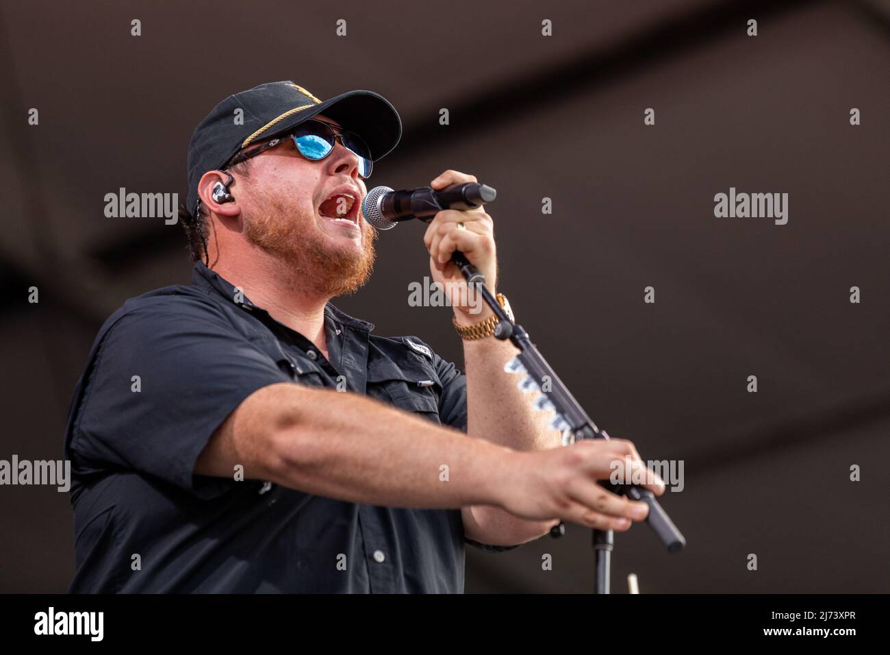 Luke Combs during New Orleans Jazz & Heritage Festival on May 5, 2022