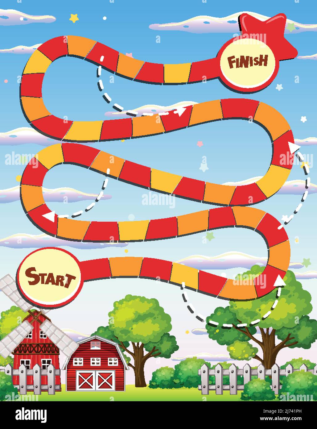 Snake And Ladder Board Game Jungle Theme - Arte vetorial de stock e mais  imagens de Jogo do Ganso - Jogo do Ganso, Cobra, Escada - Objeto  manufaturado - iStock