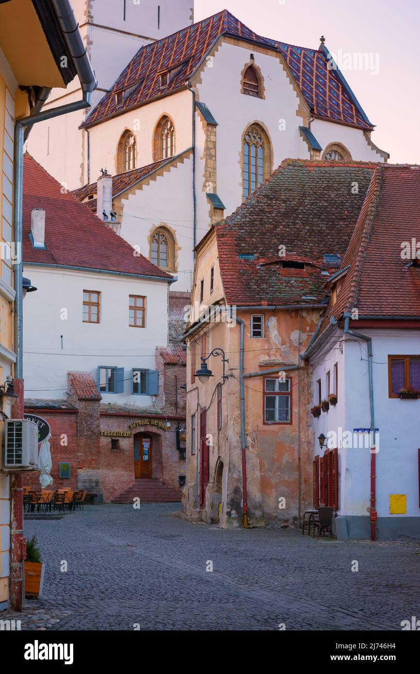 Sibiu Hermannstadt Old Town from Above, Transylvania, Romania Stock Image -  Image of bridge, culture: 234091947