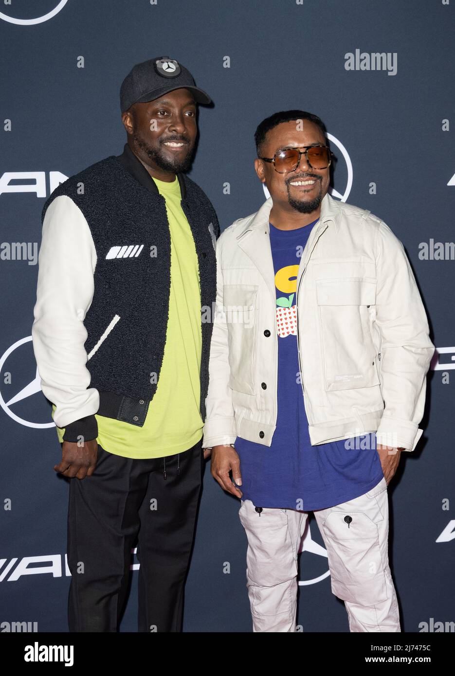 MIAMI, FLORIDA - MAY 05: (L-R) will.i.am and US-Filipino rapper Apl.de ...