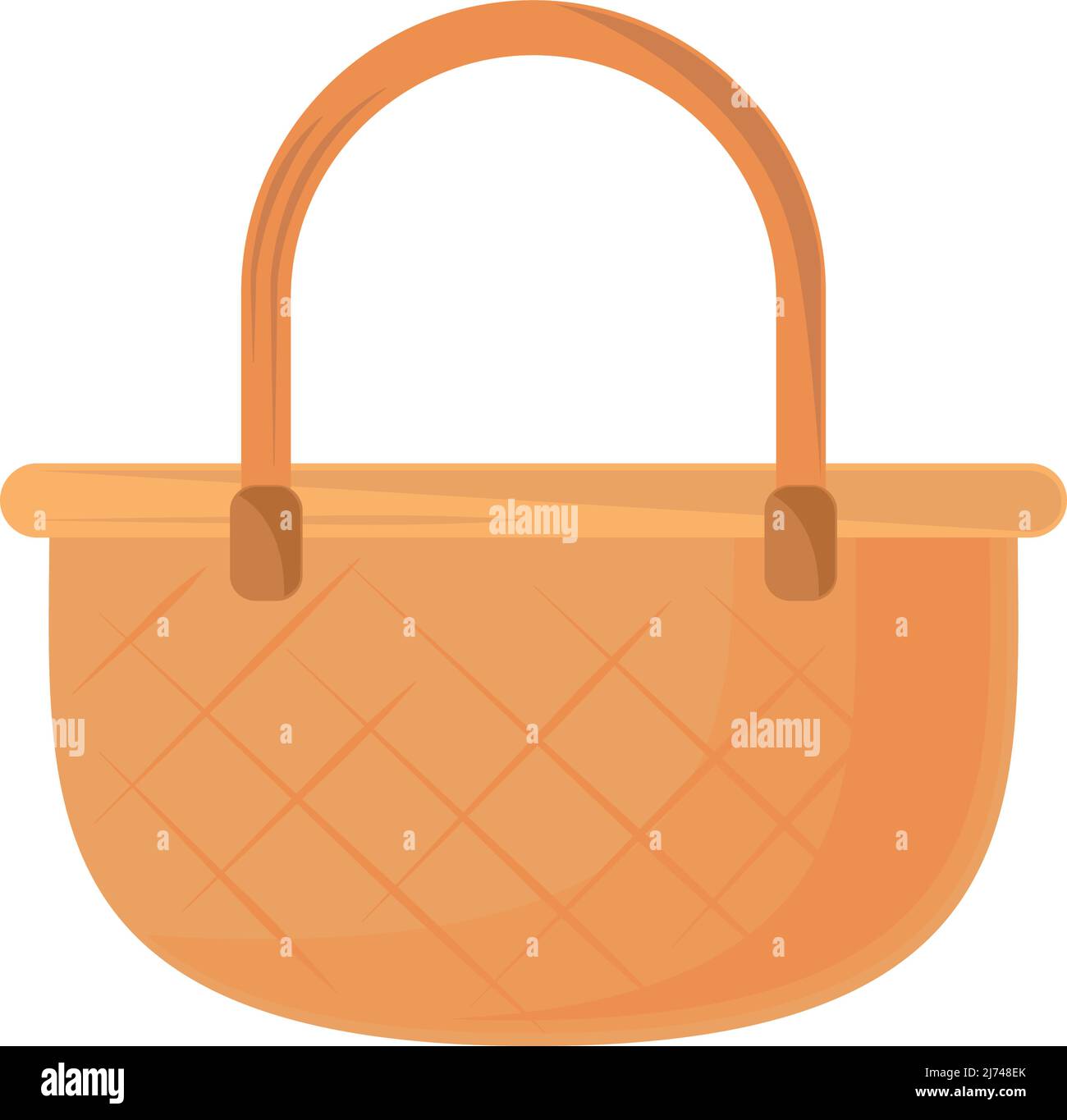 wicker basket icon Stock Vector Image & Art - Alamy
