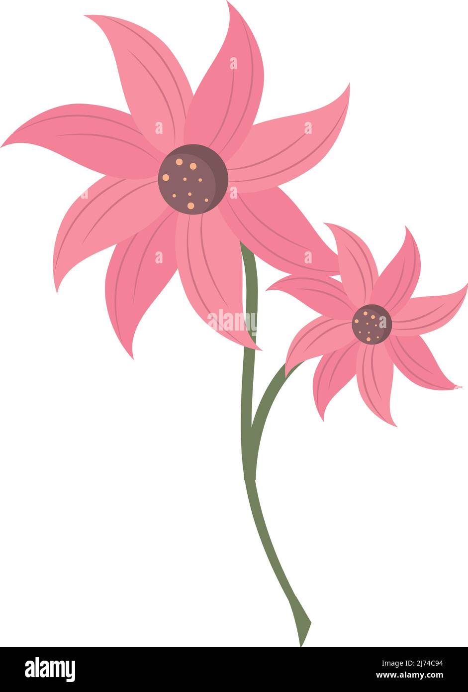 flowers flat icon Stock Vector Image & Art - Alamy