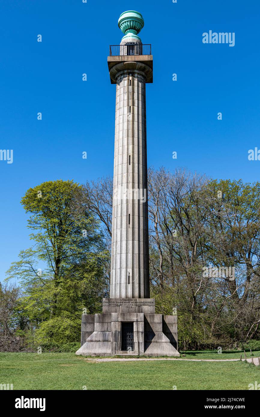Francis Egerton monument in Ashridge Estate Stock Photo