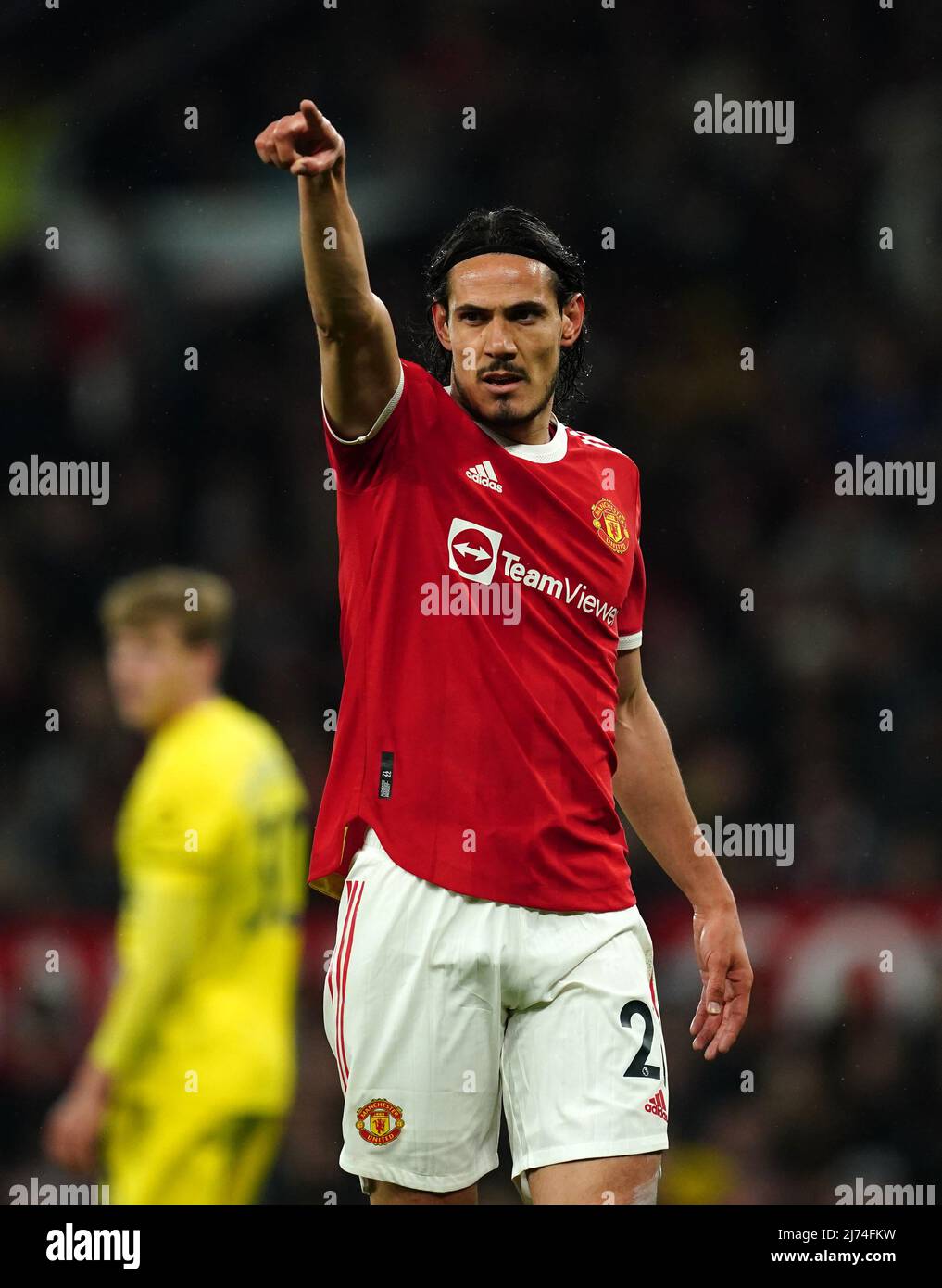 Edinson cavani manchester united hi-res stock photography
