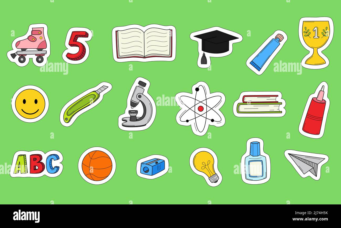 Scrapbook sticker vector Stock Vector Images Alamy