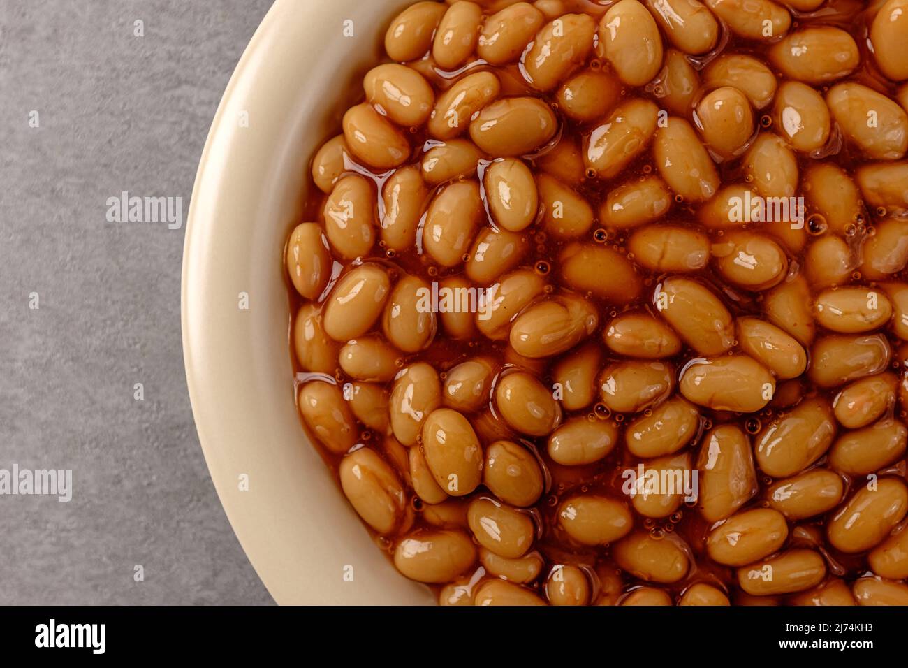 Baked Beans with Kidney Beans and Tomato Sauce Stock Photo Alamy