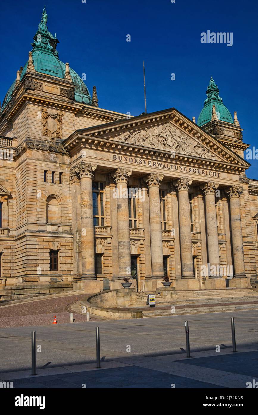 Federal Administrative Court in Leipzig, Germany Stock Photo