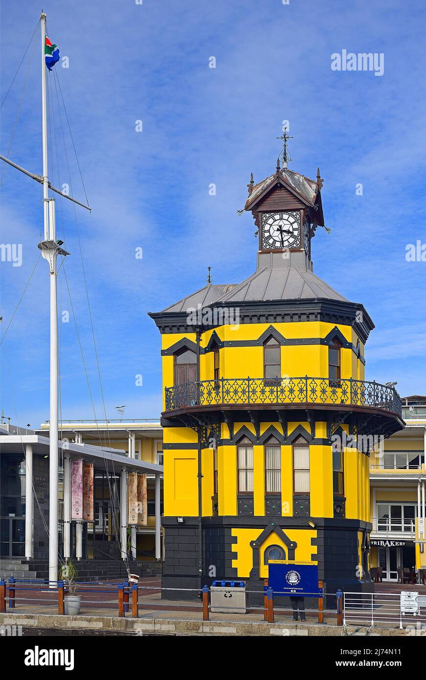 Clock Tower, Victoria und Alfred Waterfront, touristic centre, South Africa, Capetown Stock Photo
