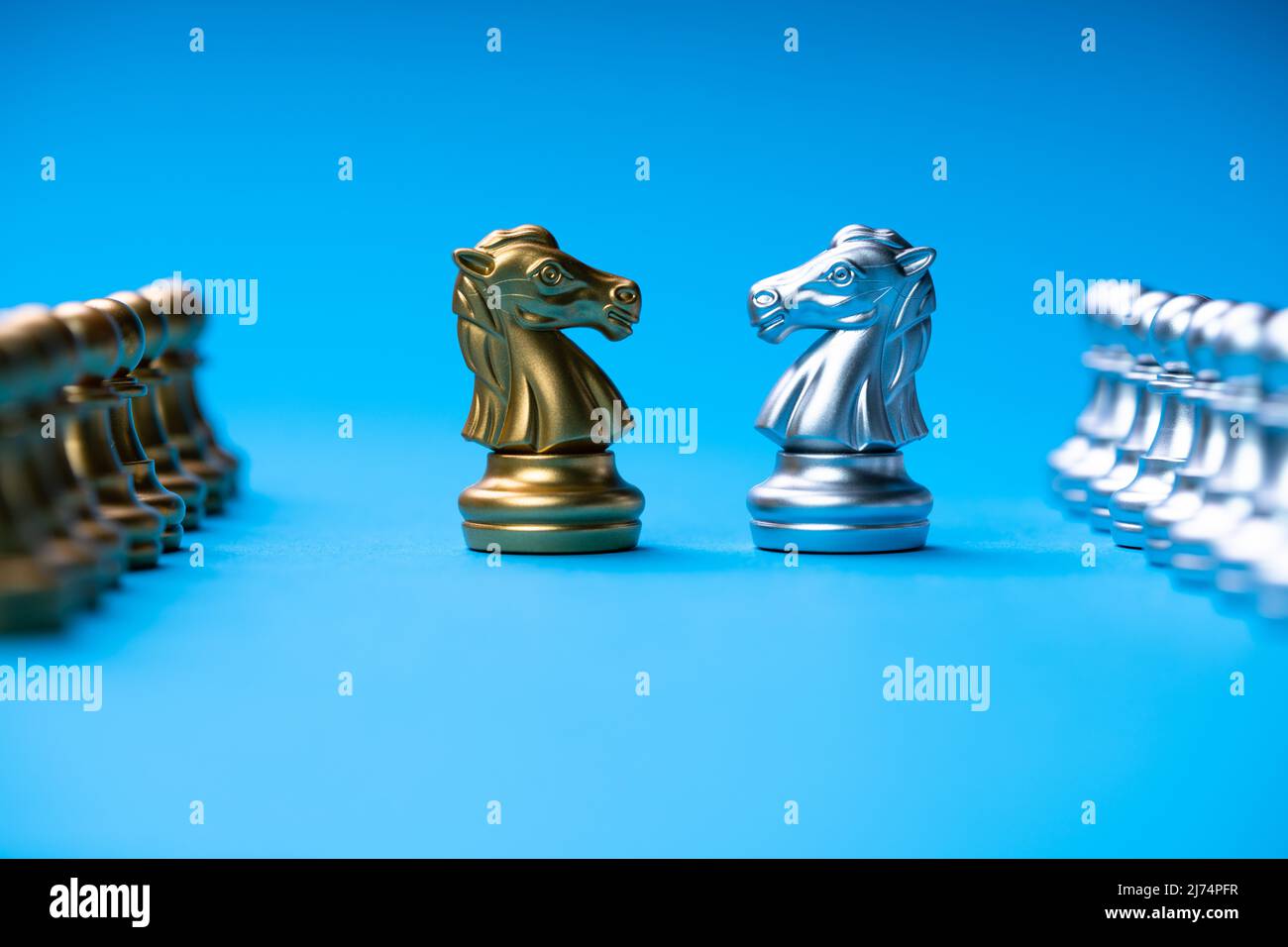 Chess Team Merger And Acquisition. Chessboard Group Acquisitions Repetition Stock Photo