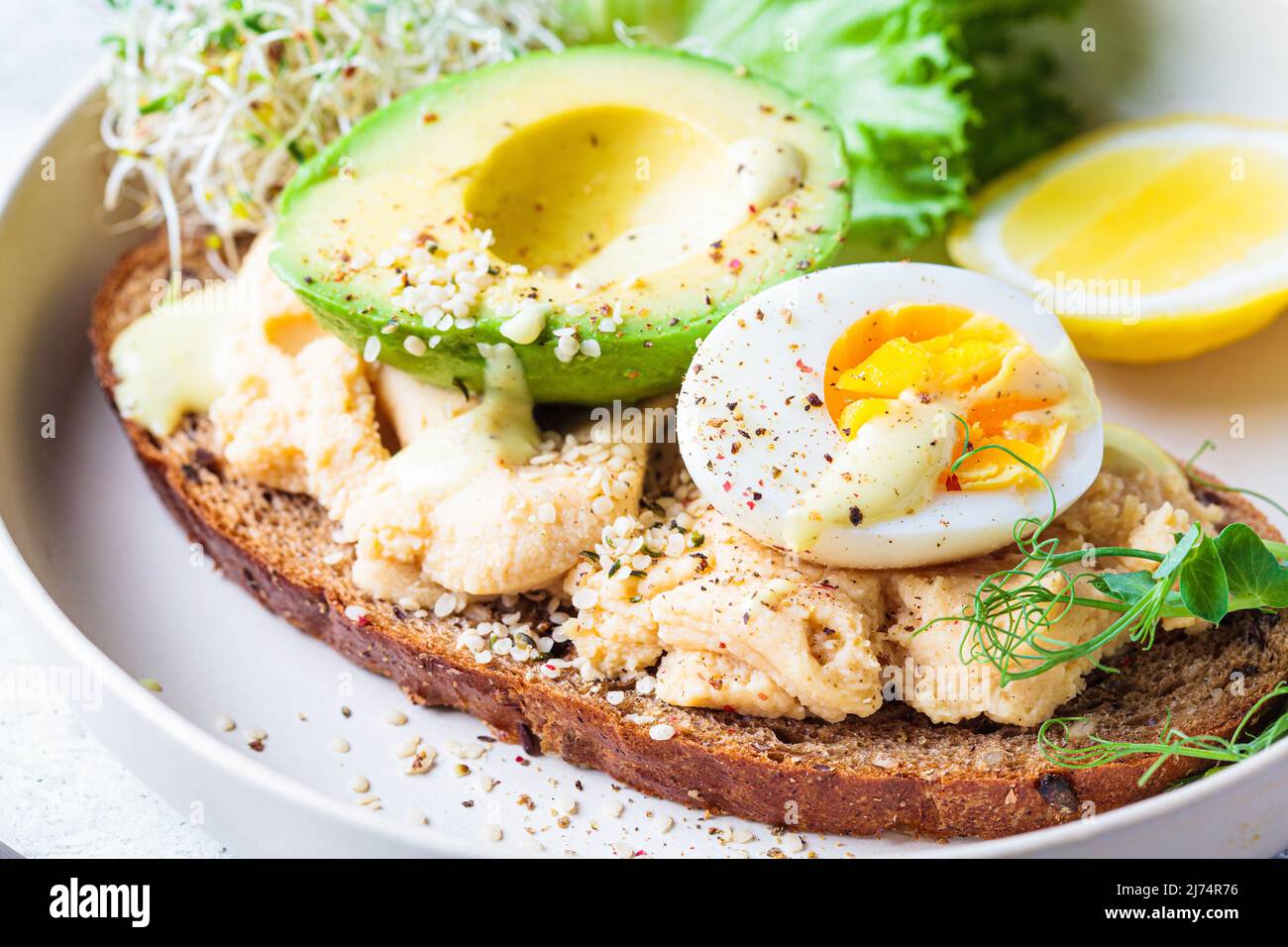 Avocado egg hires stock photography and images Alamy
