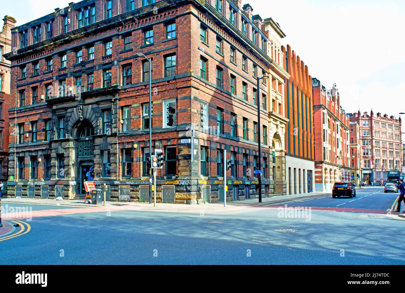Tile creative, Lever Street, Manchester, England Stock Photo Alamy
