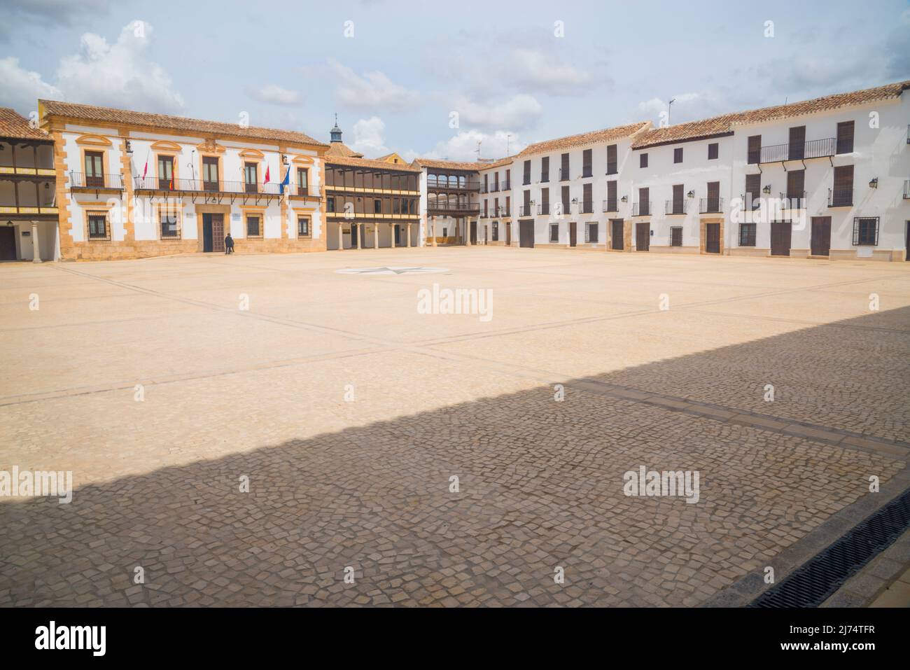 Plaza Mayor, Tembleque, Toledo province, Castilla La Mancha, Spain