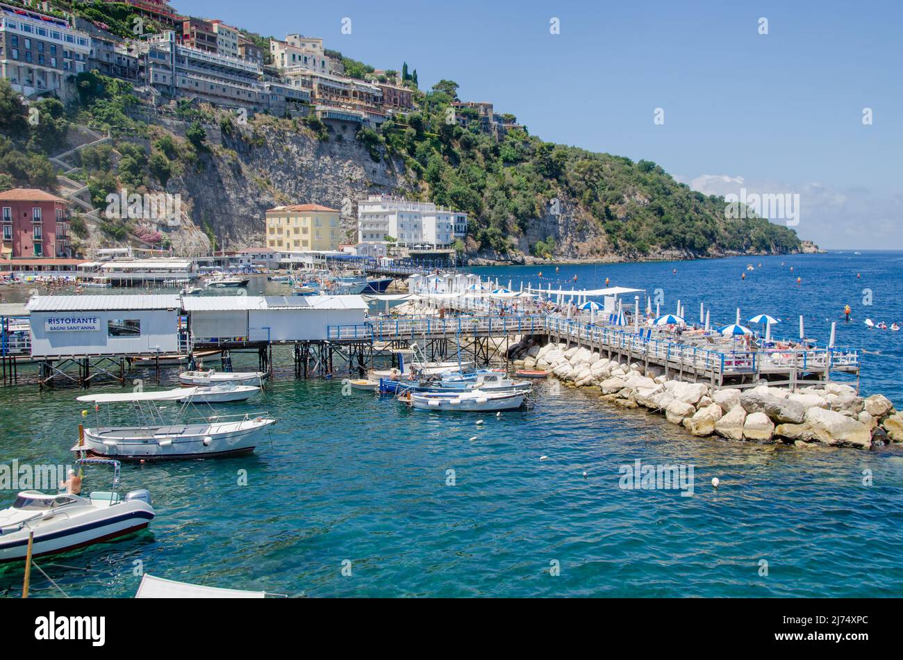 Sorento and Capri, Italy Stock Photo