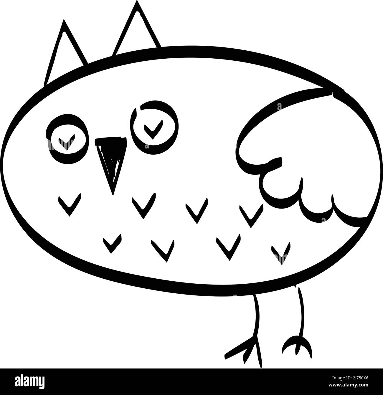 https://c8.alamy.com/comp/2J750X6/cute-owl-line-art-for-greeting-card-and-invitation-or-use-as-t-shirt-design-or-tattoo-design-2J750X6.jpg