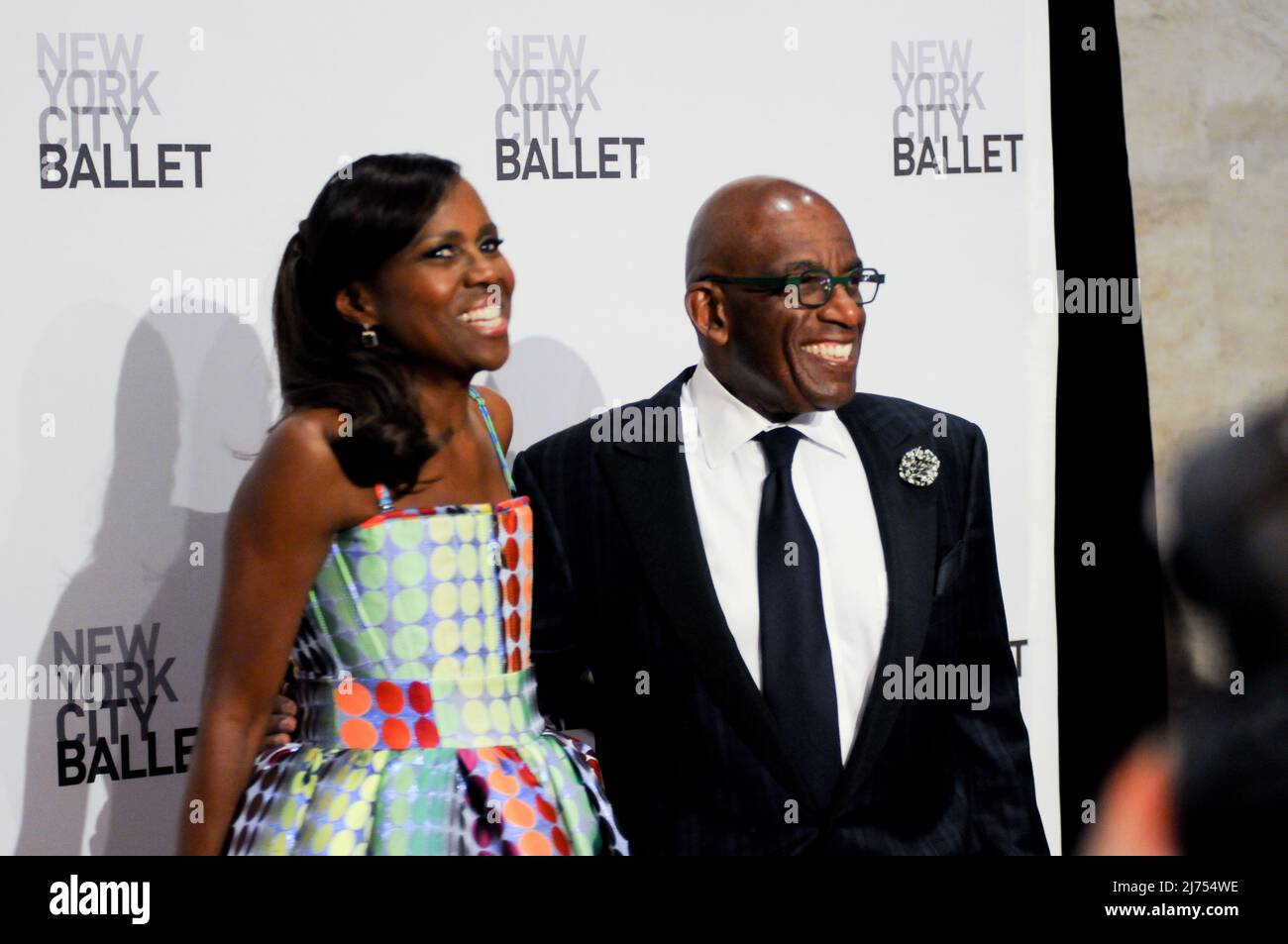 Deborah Roberts and Al Roker attend the New York City Ballet 2022 Spring Gala at Lincoln Center in New York City. Stock Photo