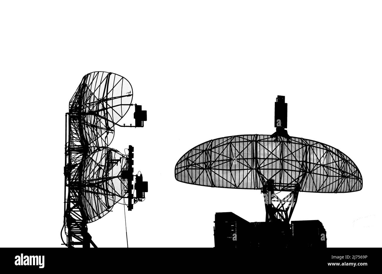 Contour air defense radars of military mobile anti aircraft systems