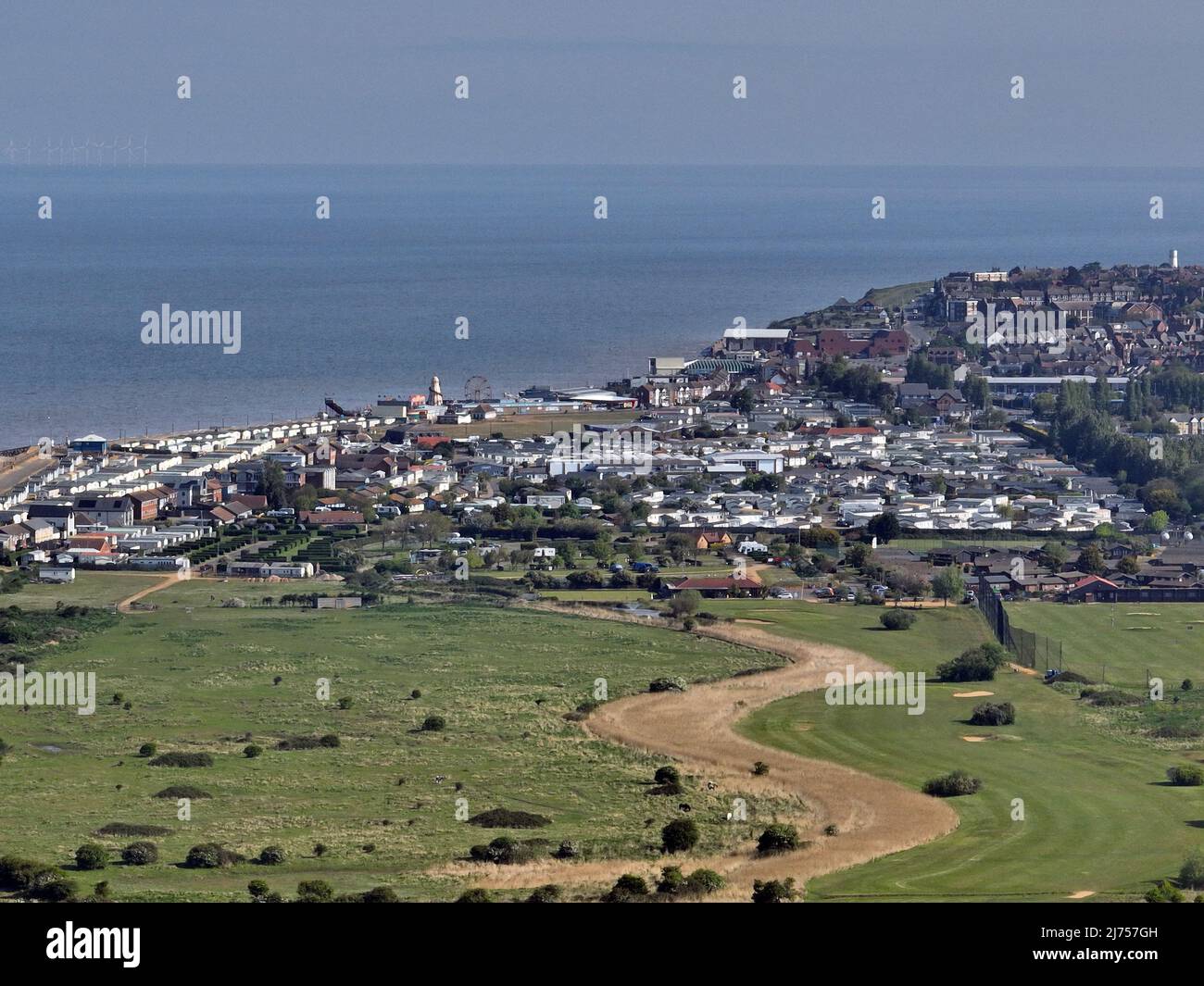 A general view of Hunstanton, Norfolk, UK, on May 5, 2022. Stock Photo