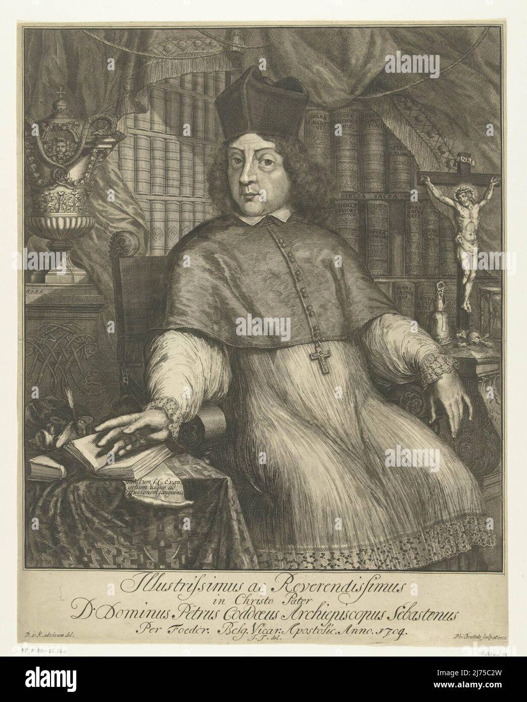 Pieter Codde also known as Petrus Codde (27 November 1648, in Amsterdam – 18 December 1710, in Utrecht) was apostolic vicar of the Catholic Church's Vicariate Apostolic of Batavia Stock Photo