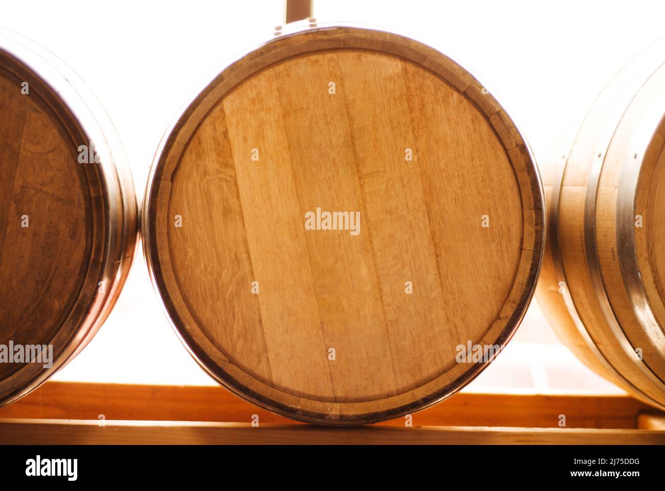 Wooden wine barrels storage hi-res stock photography and images - Alamy