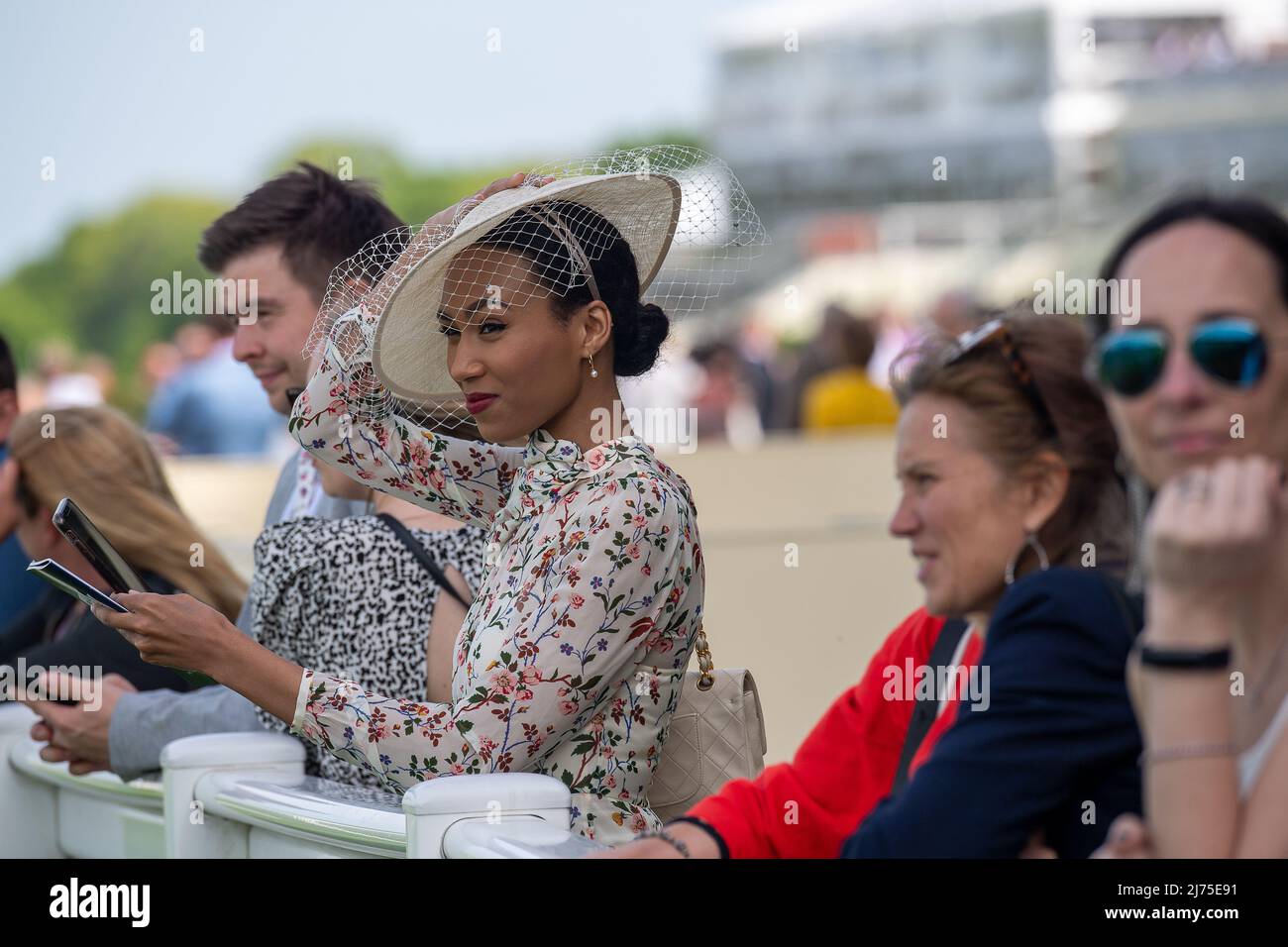 Ascot, Berkshire, UK. Not long until Royal Ascot now as glamorous ...