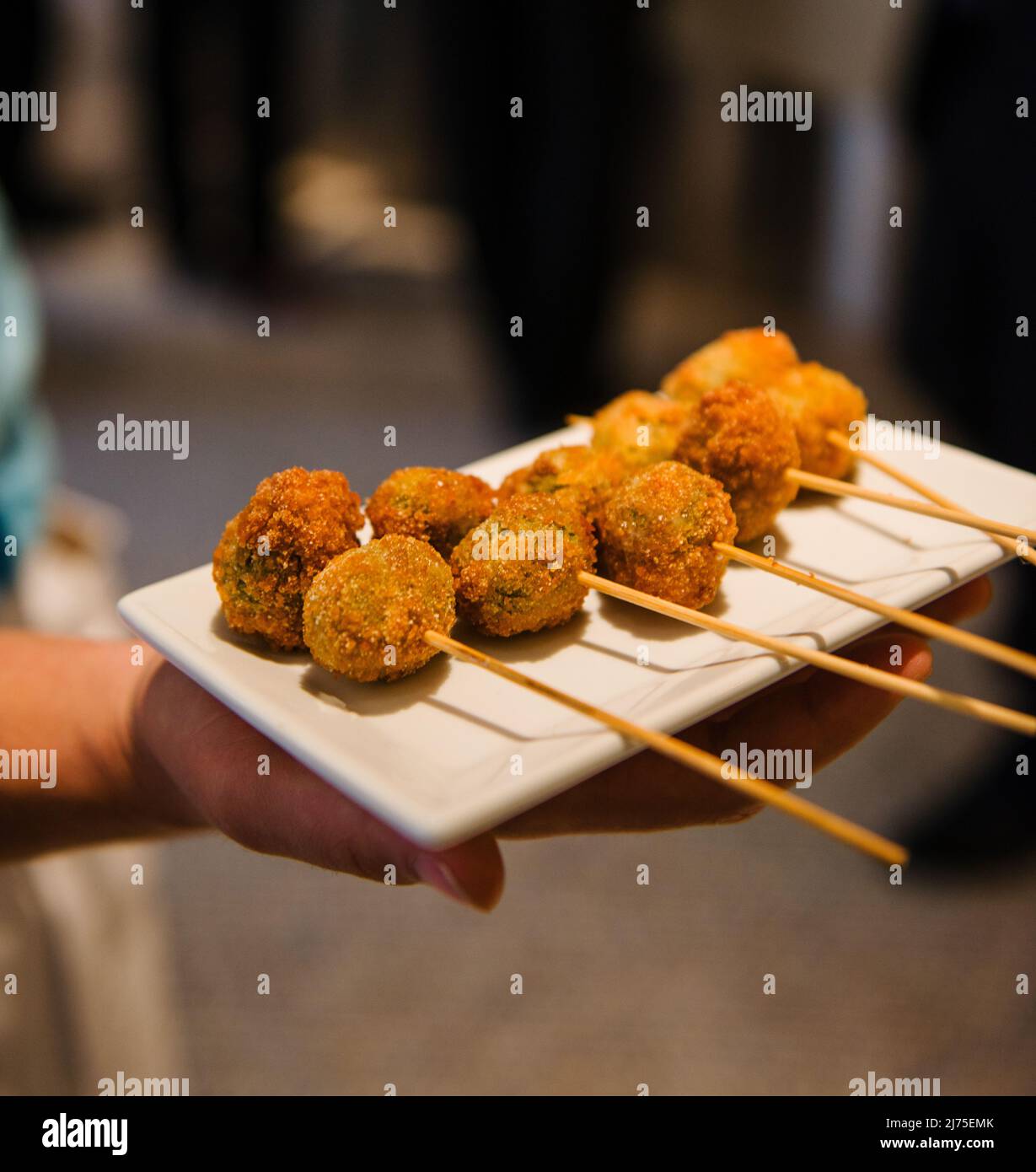 hors devours being served at an event Stock Photo Alamy