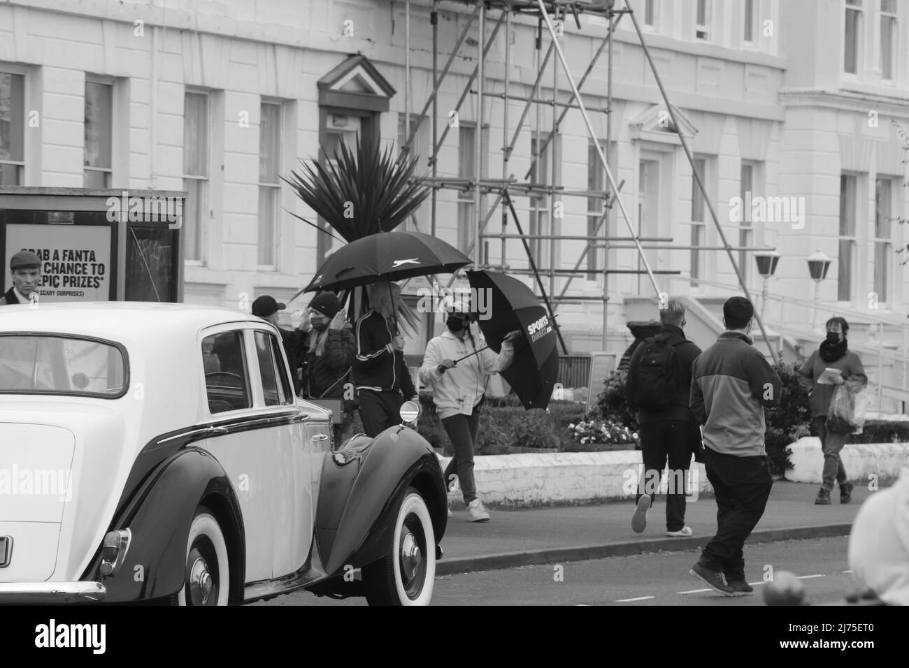 Actor Steve Coogan is filming a four part minidrama for the BBC the