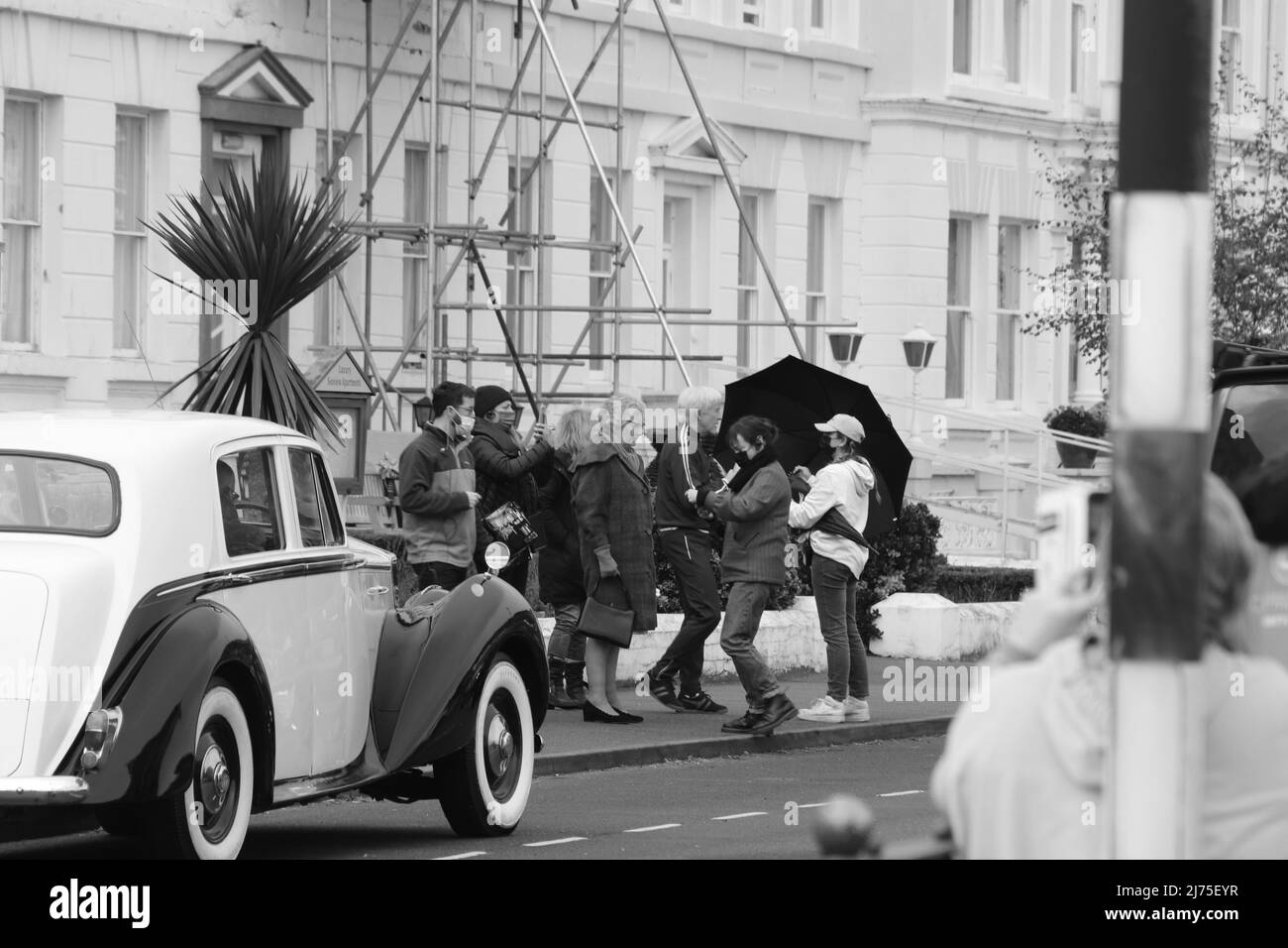 Actor Steve Coogan is filming a four part minidrama for the BBC the