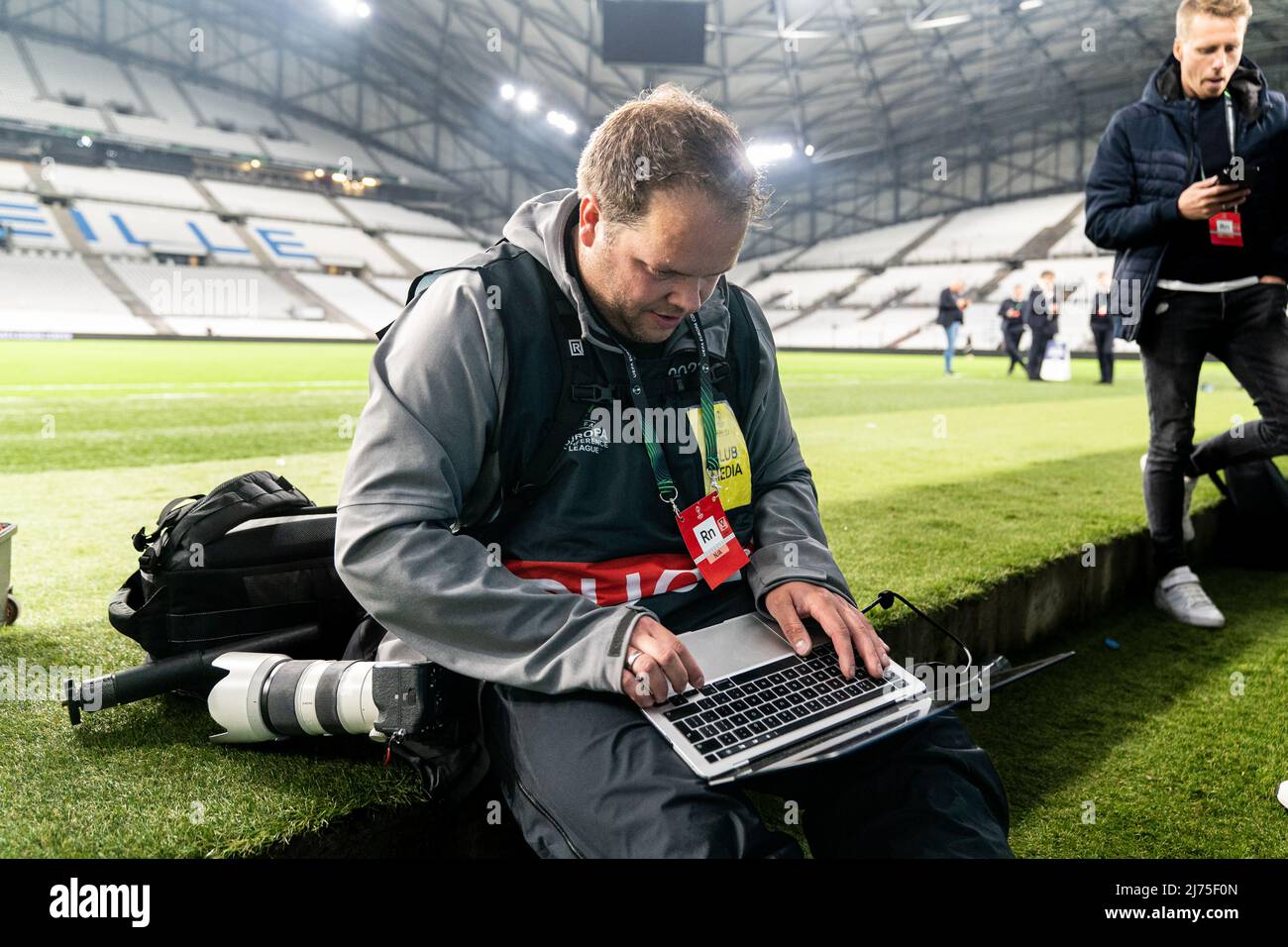 Marseille - Tom Bode of Feyenoord during the match between Olympique ...