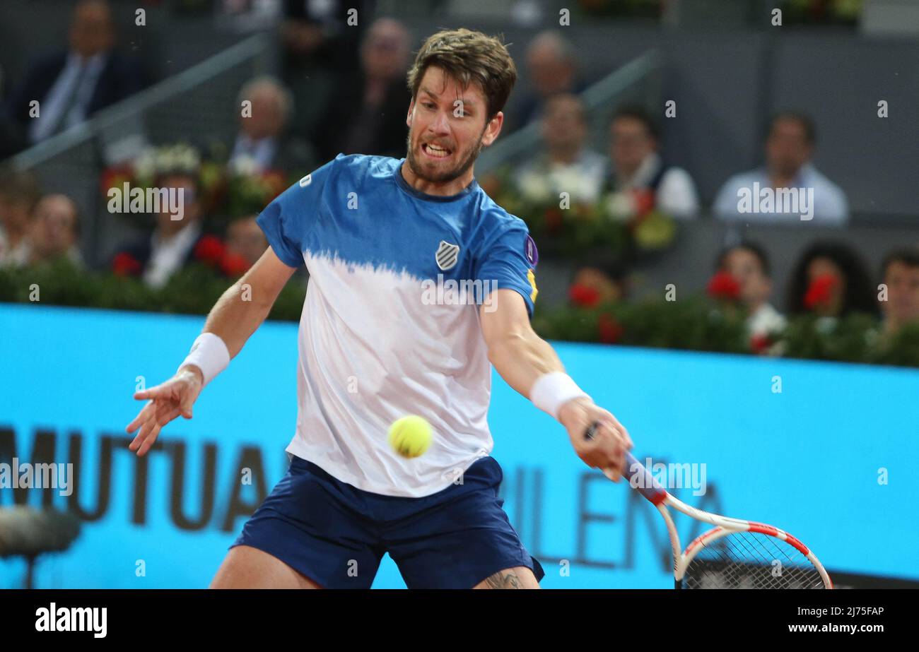 Cameron Norrie of Great Britain during the Mutua Madrid Open 2022
