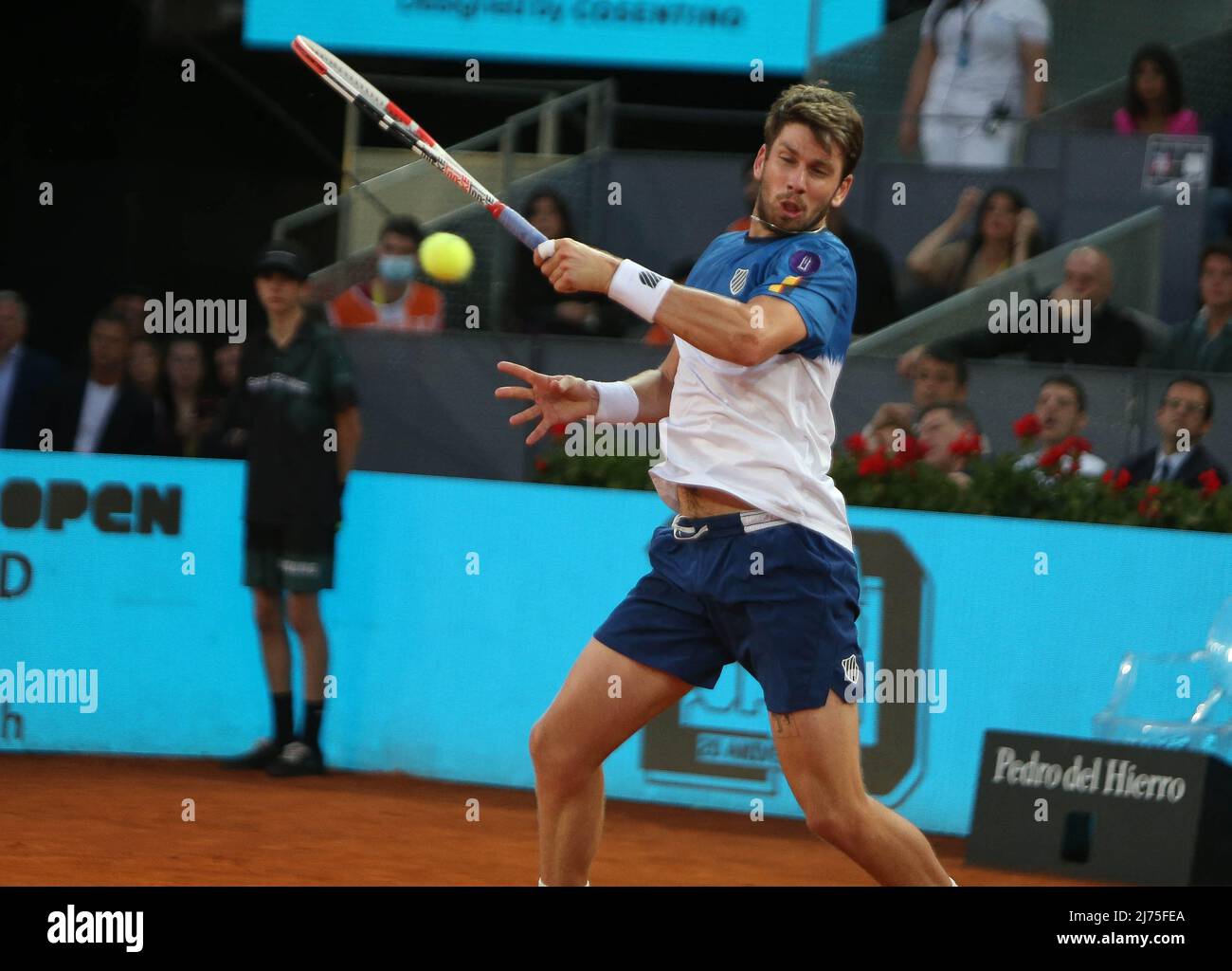 Cameron Norrie of Great Britain during the Mutua Madrid Open 2022