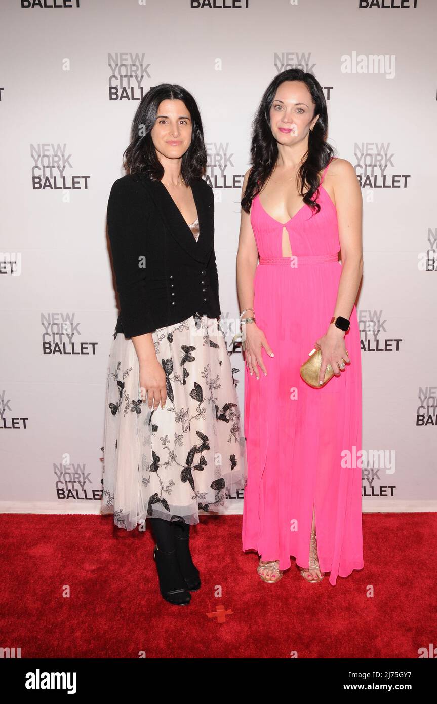 Andrea Miller and Erin Fogarty attend the New York City Ballet 2022