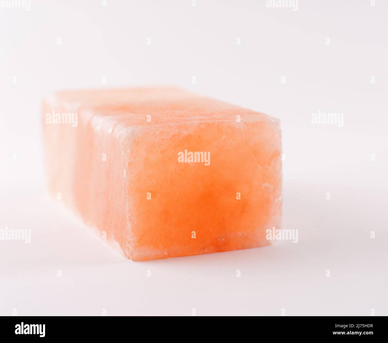 pink Himalayan salt block Stock Photo Alamy