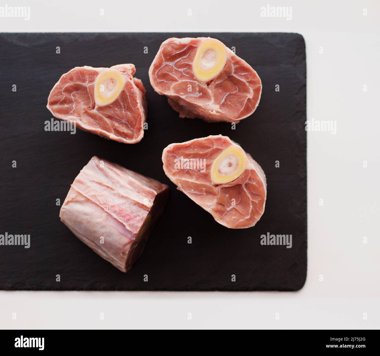 Raw veal shanks Stock Photo Alamy