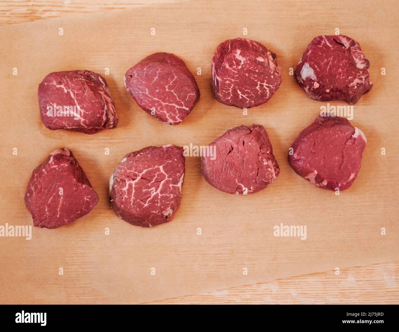 Filet Mignon steaks Stock Photo